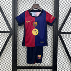 T-shirt e Pantaloncini Bambino FC Barcelona Home 2024/25