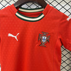 T-shirt e Pantaloncini Bambino Portugal Home 2025/26