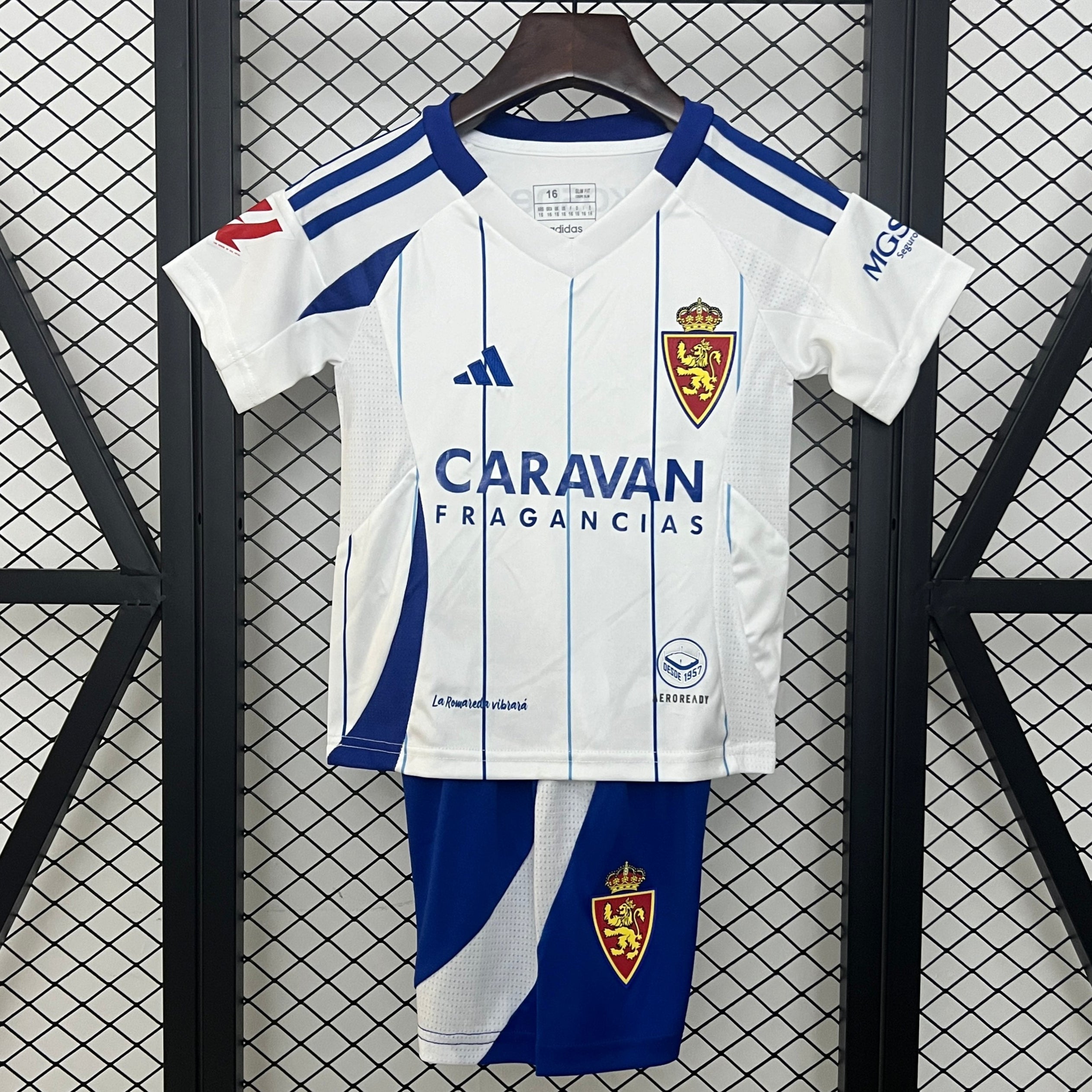 T-shirt e Pantaloncini Bambino Real Zaragoza Home 2024/25