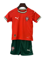 T-shirt e Pantaloncini Bambino Portugal Home 2025/26
