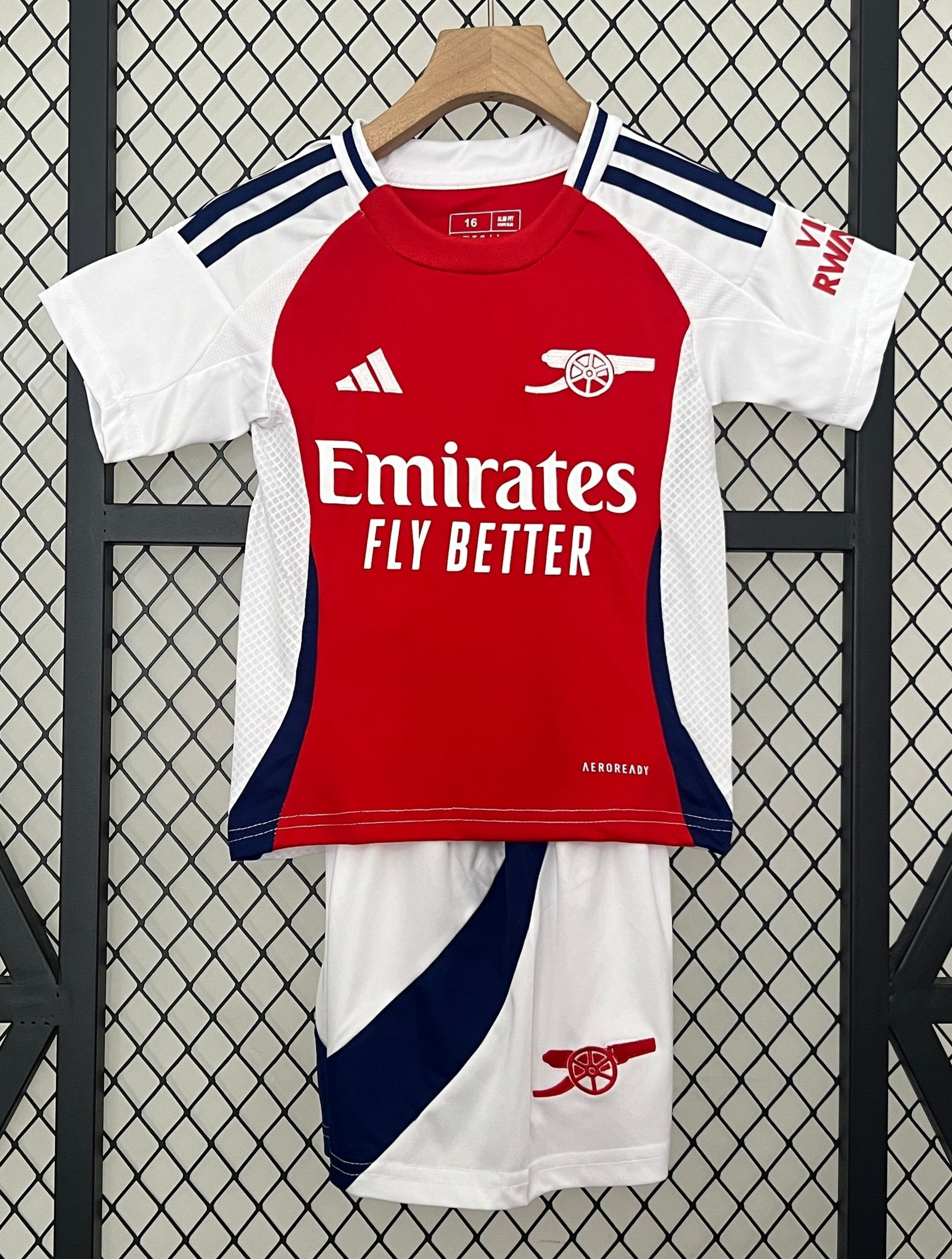 T-shirt e Pantaloncini Bambino Arsenal Home 2024/25