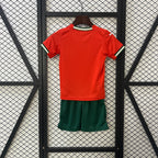 T-shirt e Pantaloncini Bambino Portugal Home 2025/26