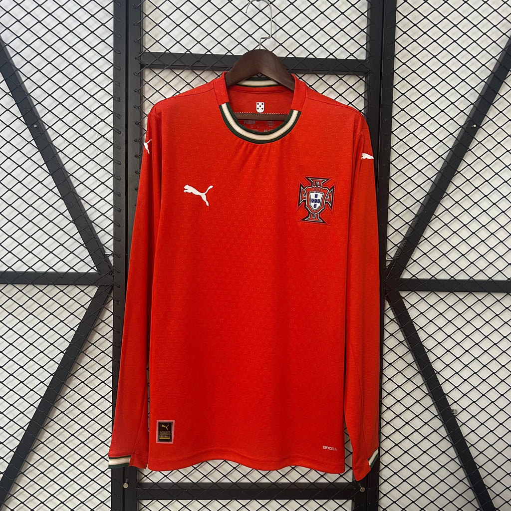 Maglia Manica Lunga Portogallo Home 25/26