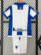 T-shirt e Pantaloncini Bambino Real Sociedad Home 2024/25