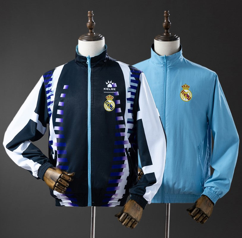 Casaco corta-vento reversível Real Madrid 2025