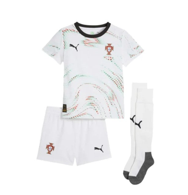 Kit Infantil Portugal Away 2025/26 - Com meias