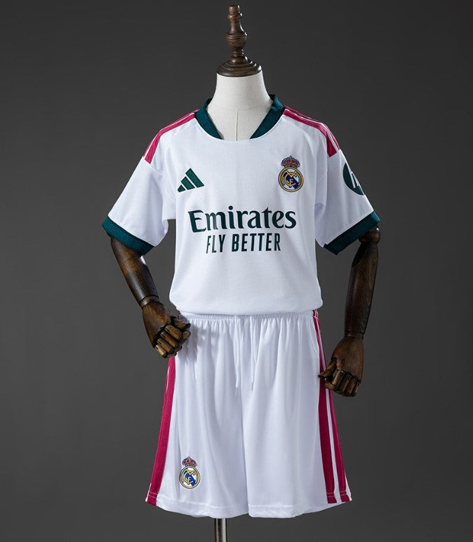 T-shirt e Pantaloncini Bambino Real Madrid Home 2026/27