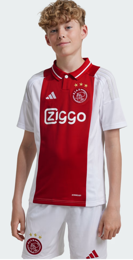 T-shirt e Pantaloncini Bambino Ajax Home 2024/25