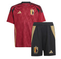 T-shirt e Pantaloncini Bambino Belgio Home 2025/26