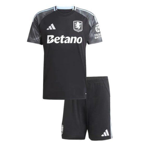 T-shirt e Pantaloncini Bambino Aston Villa Away 2025/26