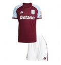 T-shirt e Pantaloncini Bambino Aston Villa Home 2025/26