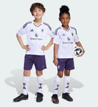 T-shirt e Pantaloncini Bambino Manchester United Away 2025/26 - Con Calzettoni
