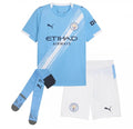 T-shirt e Pantaloncini Bambino Manchester City Home 2025/26 - Con Calzettoni