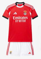 T-shirt e Pantaloncini Bambino Benfica Home 2025/26