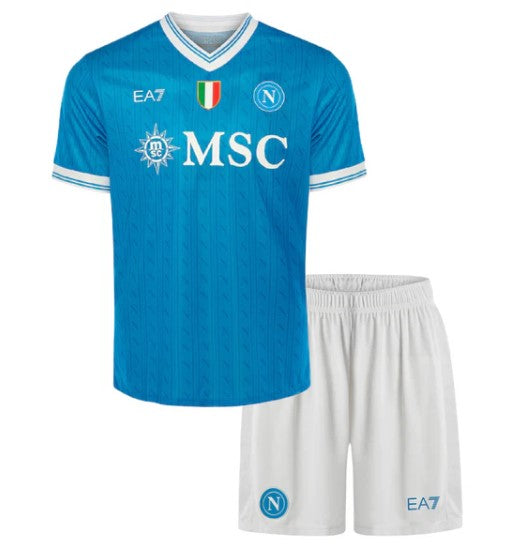 T-shirt e Pantaloncini Bambino SSC Napoli Home 2025/26