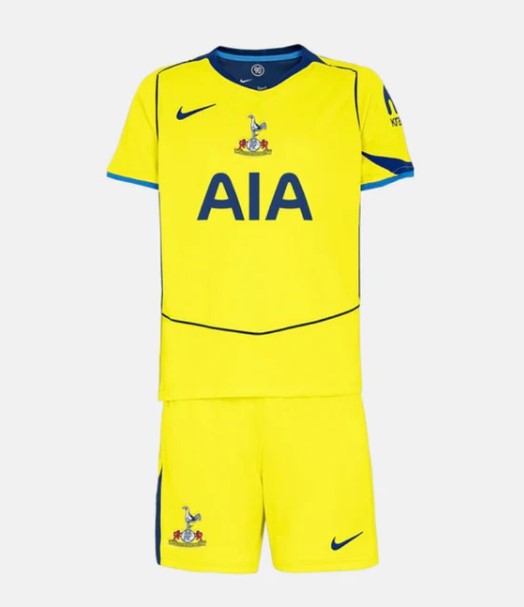 T-shirt e Pantaloncini Bambino Tottenham Third 2025/26