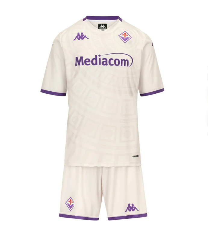 T-shirt e Pantaloncini Bambino ACF Fiorentina Away 2025/26