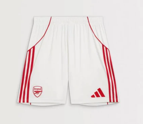 Calções Arsenal Home 2025/26