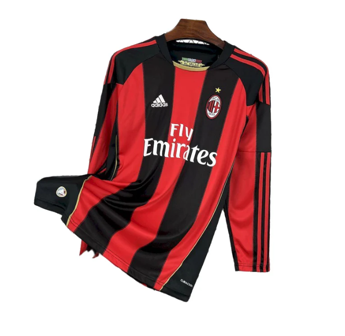 Camisola Manga Longa AC Milan Retro 2010