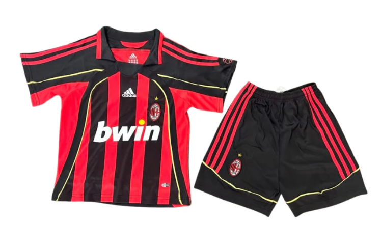 Kit Infantil AC Milan Retro 2006