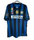 Camisola Inter Retro 2010 - Com Escudo e Patchs