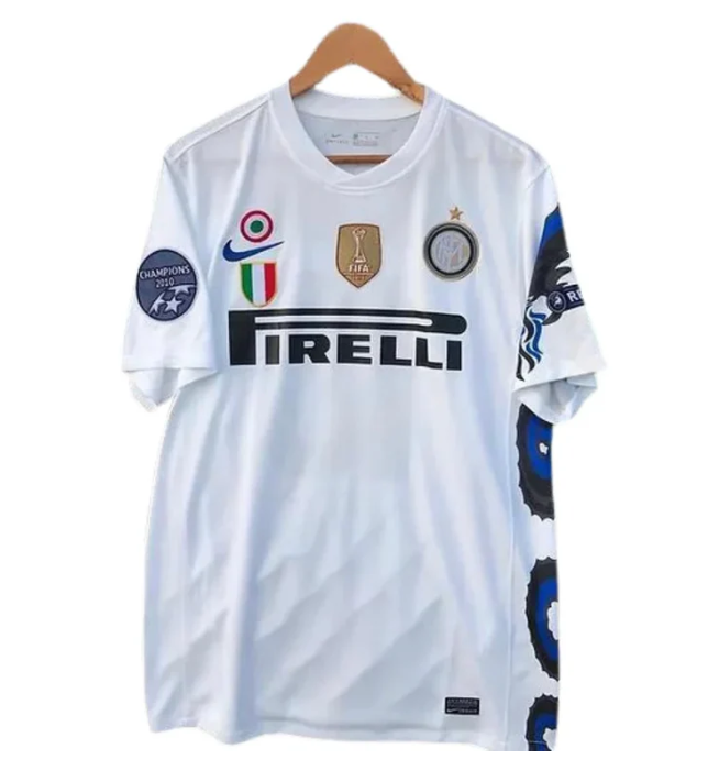 Camisola Inter Retro 2010 - Com Patch + Escudo