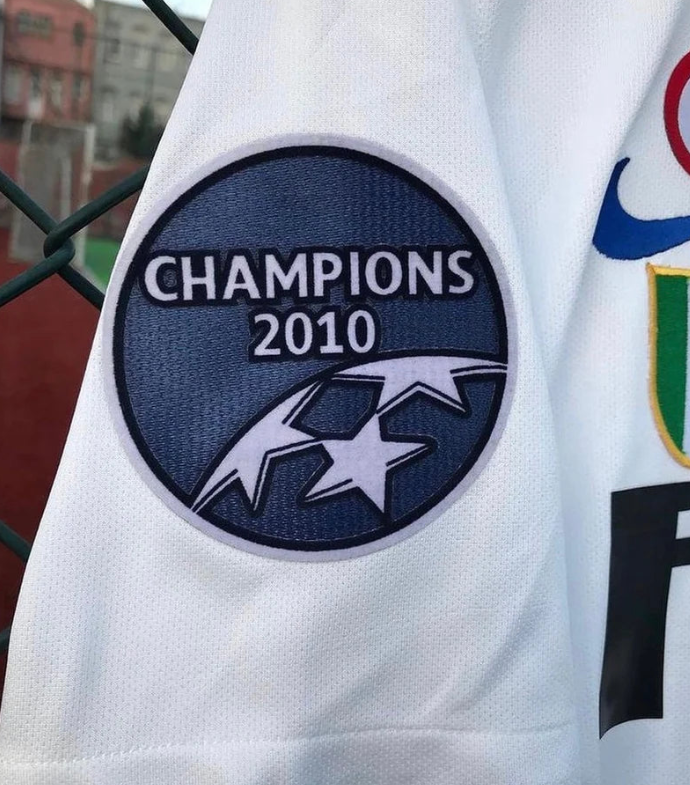 Camisola Inter Retro 2010 - Com Patch + Escudo