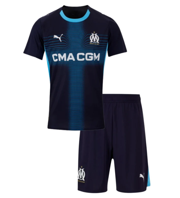 Kit Infantil Olympique de Marseille Away 2025/26