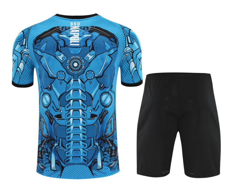 Maglia e Pantaloncini da Allenamento Bambino SSC Napoli 2025/26
