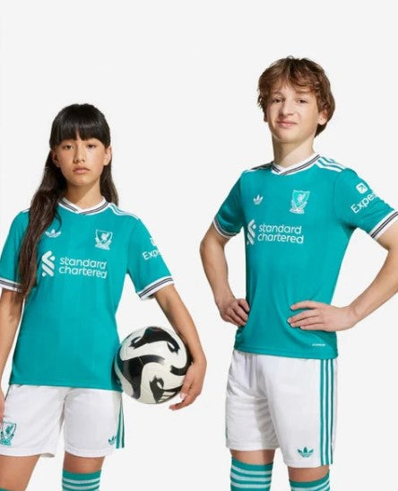 Kit infantil Liverpool Third 2025/26