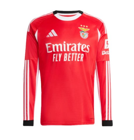 Camisola Manga Longa SL Benfica Home 2025/26