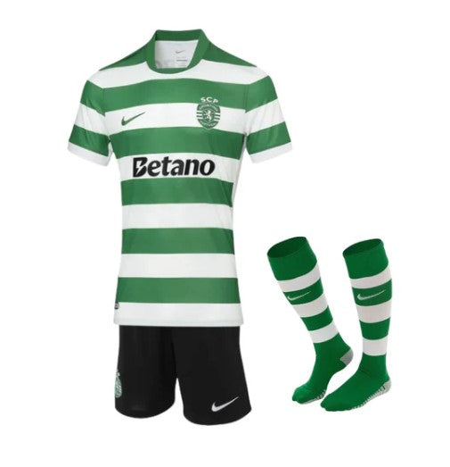Kit Infantil Sporting CP Home 2025/26 - Com meias