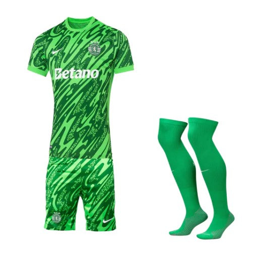 Kit Infantil guarda-redes Sporting CP 2025/26 - Com meias