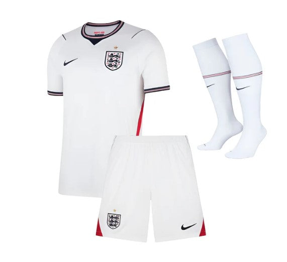 T-shirt e Pantaloncini Bambino Inghilterra Home 2026/27 - Con Calzettoni