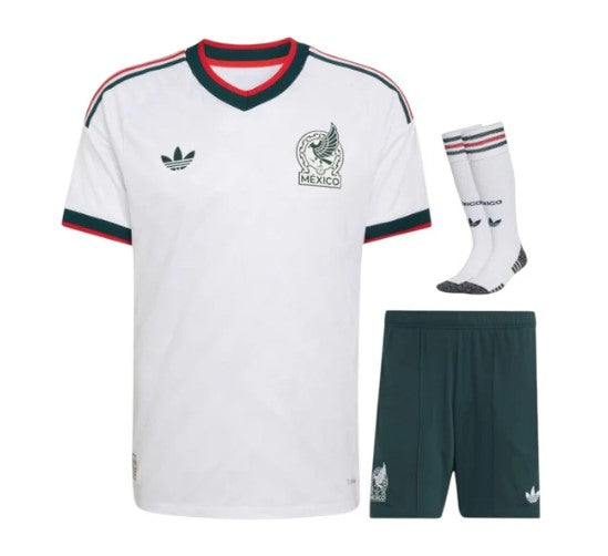 T-shirt e Pantaloncini Bambino Messico Away 2026/27 - Con Calzettoni