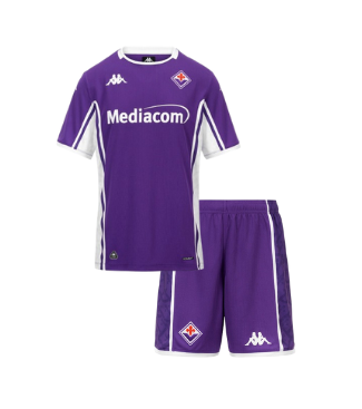 T-shirt e Pantaloncini Bambino ACF Fiorentina Home 2025/26