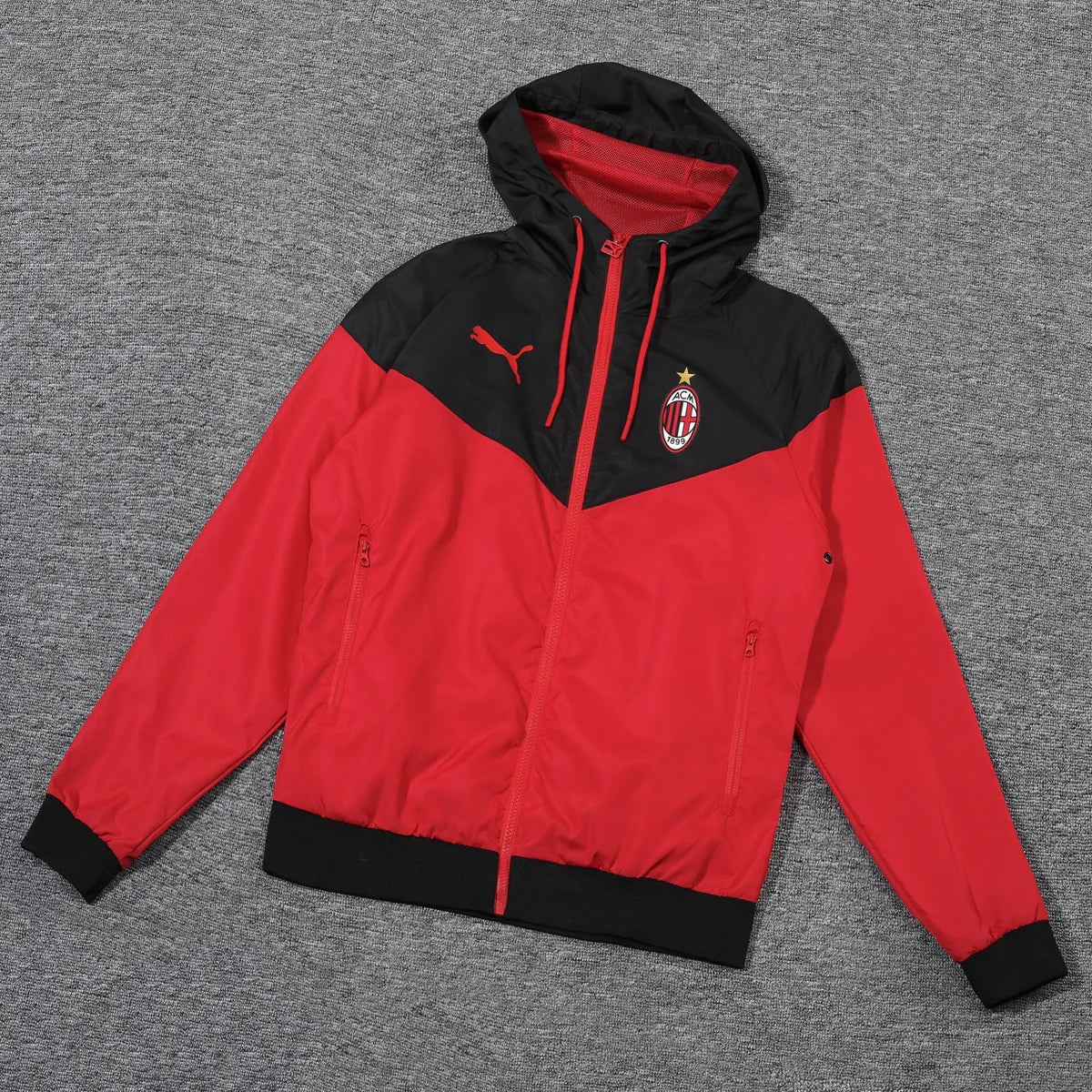 Casaco impermeável AC Milan 2025 - Com capuz