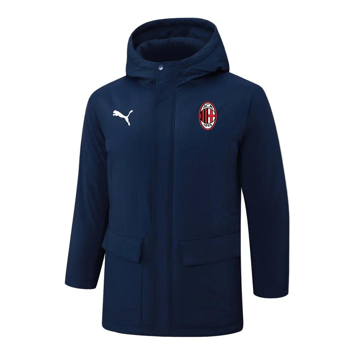 Casaco acolchoado impermeável AC Milan 2025