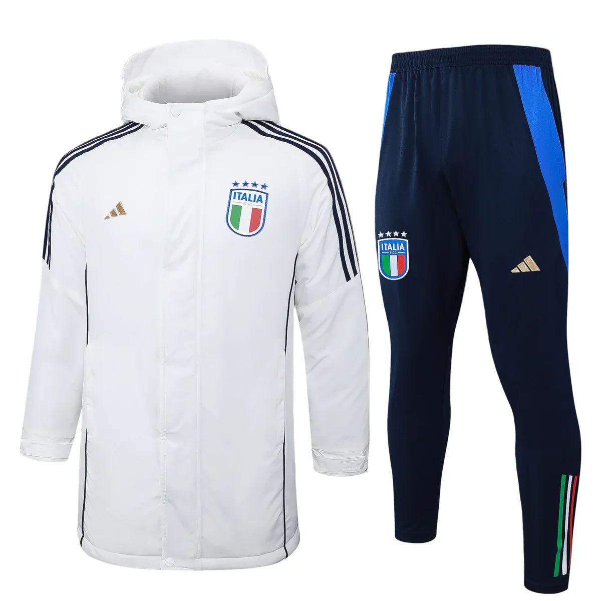 Giacca imbottita impermeabile + pantaloni Italia