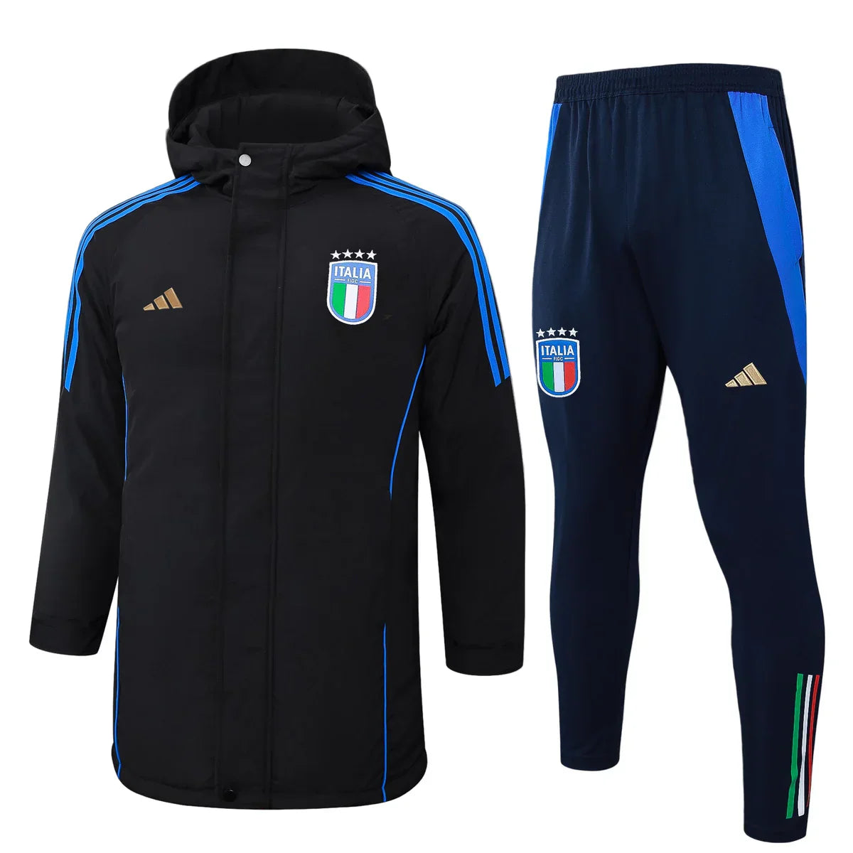 Giacca imbottita impermeabile + pantaloni Italia