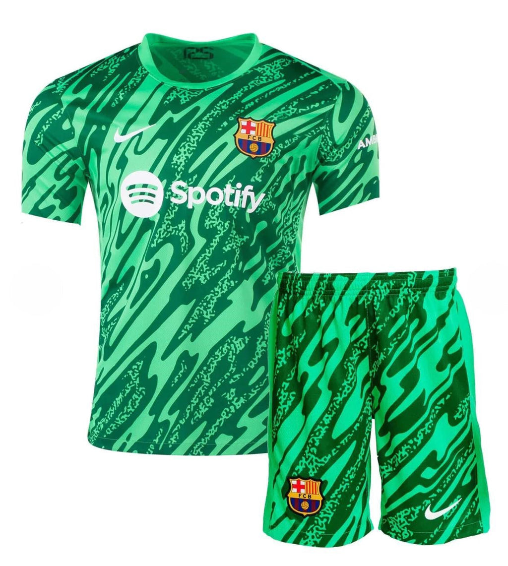 T-shirt e Pantaloncini Bambino FC Barcelona Portiere 2024/25