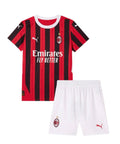 T-shirt e Pantaloncini Bambino AC Milan Home 2024/25