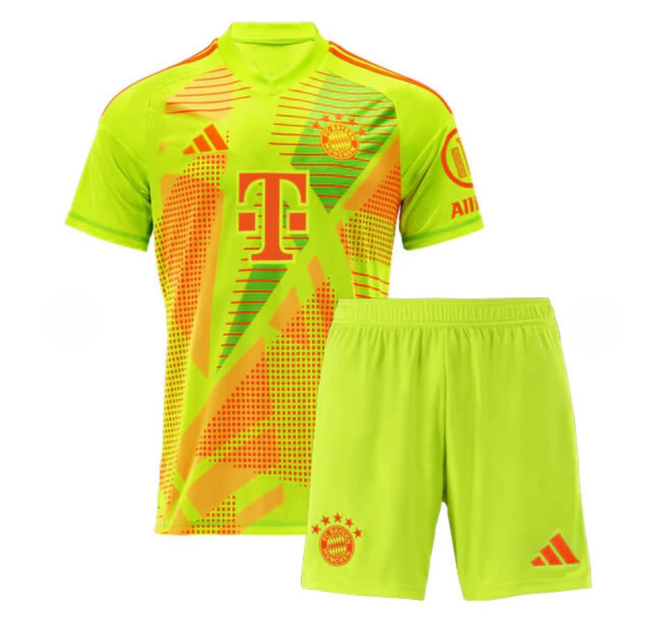 T-shirt e Pantaloncini Bambino Bayern Monaco Portiere 2024/25