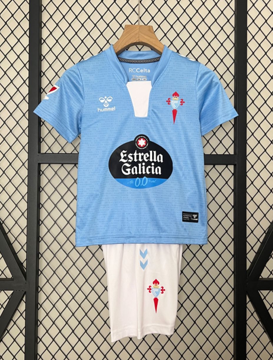 T-shirt e Pantaloncini Bambino RC Celta Home 2024/25