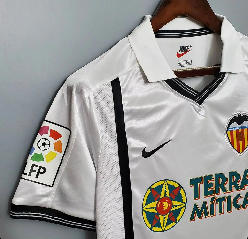 Camisola Valencia Retro 2001 - Com Patch