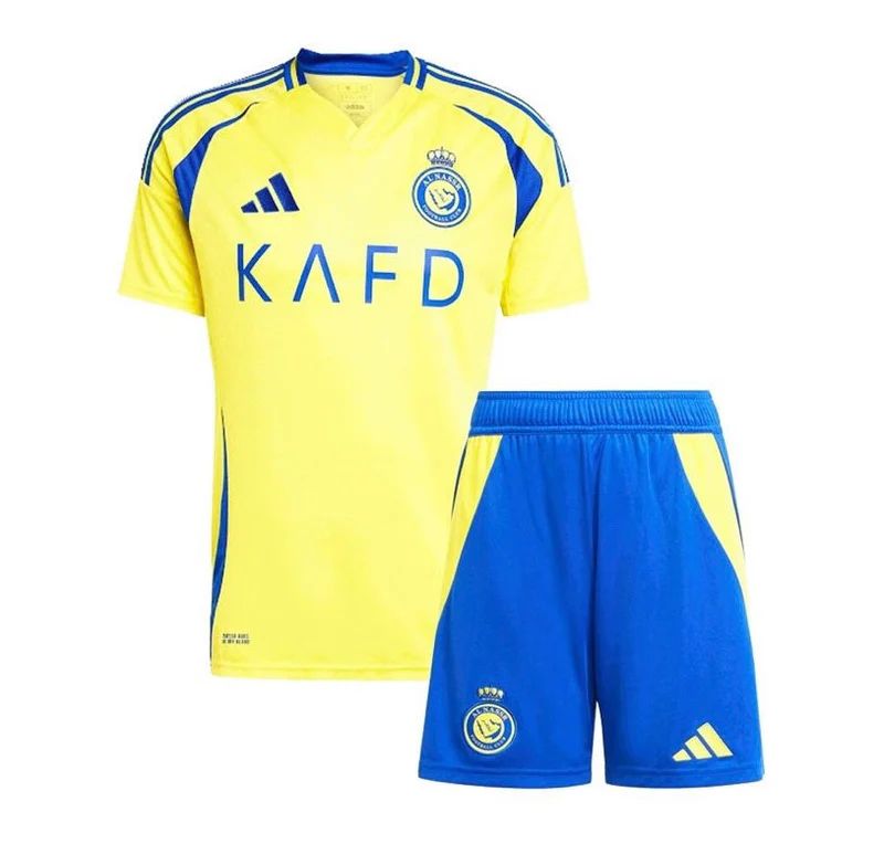 T-shirt e Pantaloncini Bambino Al-Nassr Home 2024/25