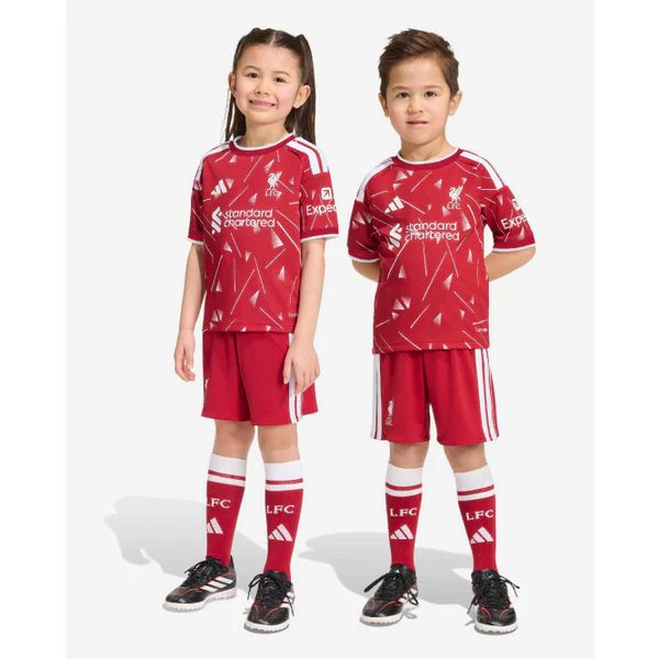 T-shirt e Pantaloncini Bambino Liverpool Home 2026/27