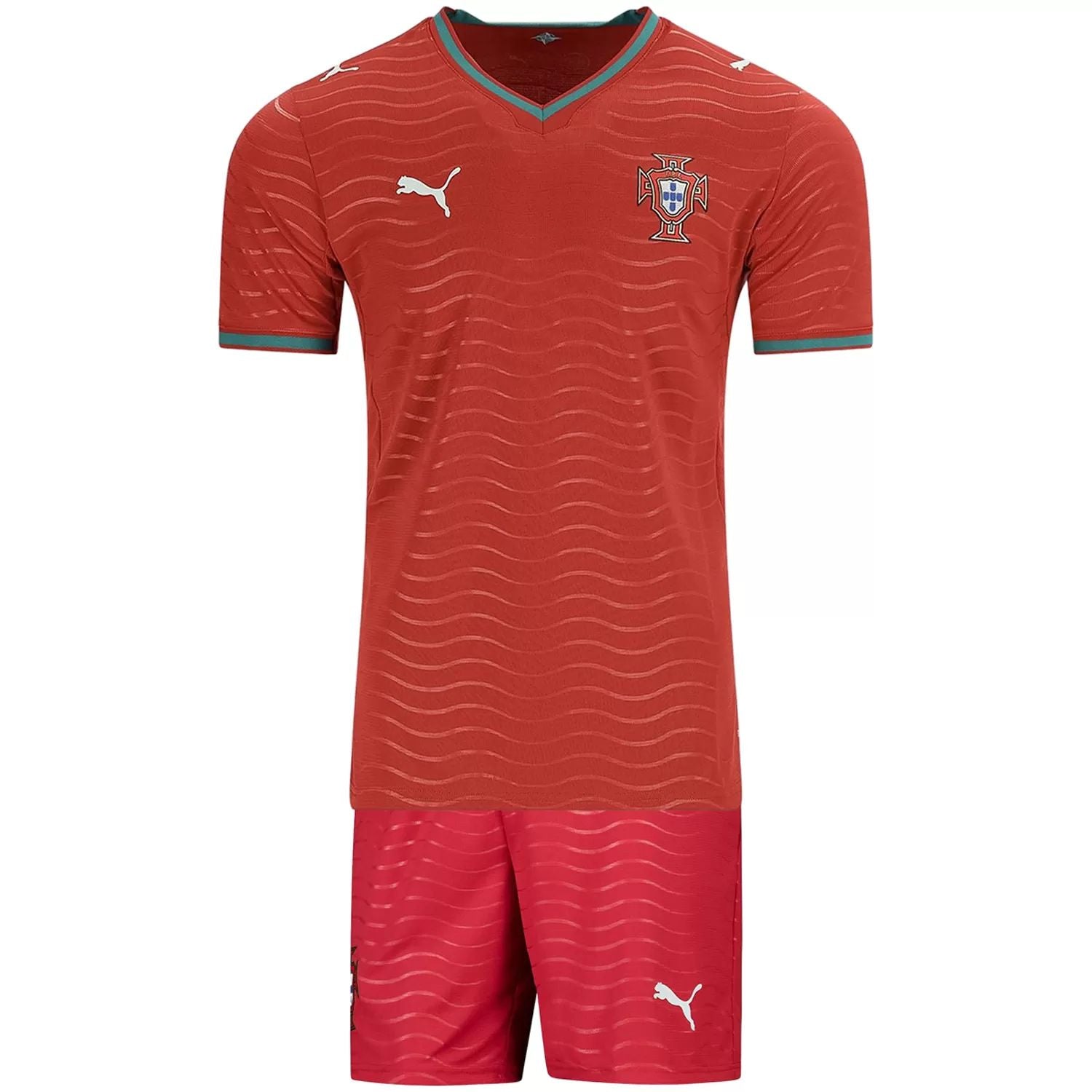 Maglia e Pantaloncini da Allenamento Bambino Portogallo Home 2026/27
