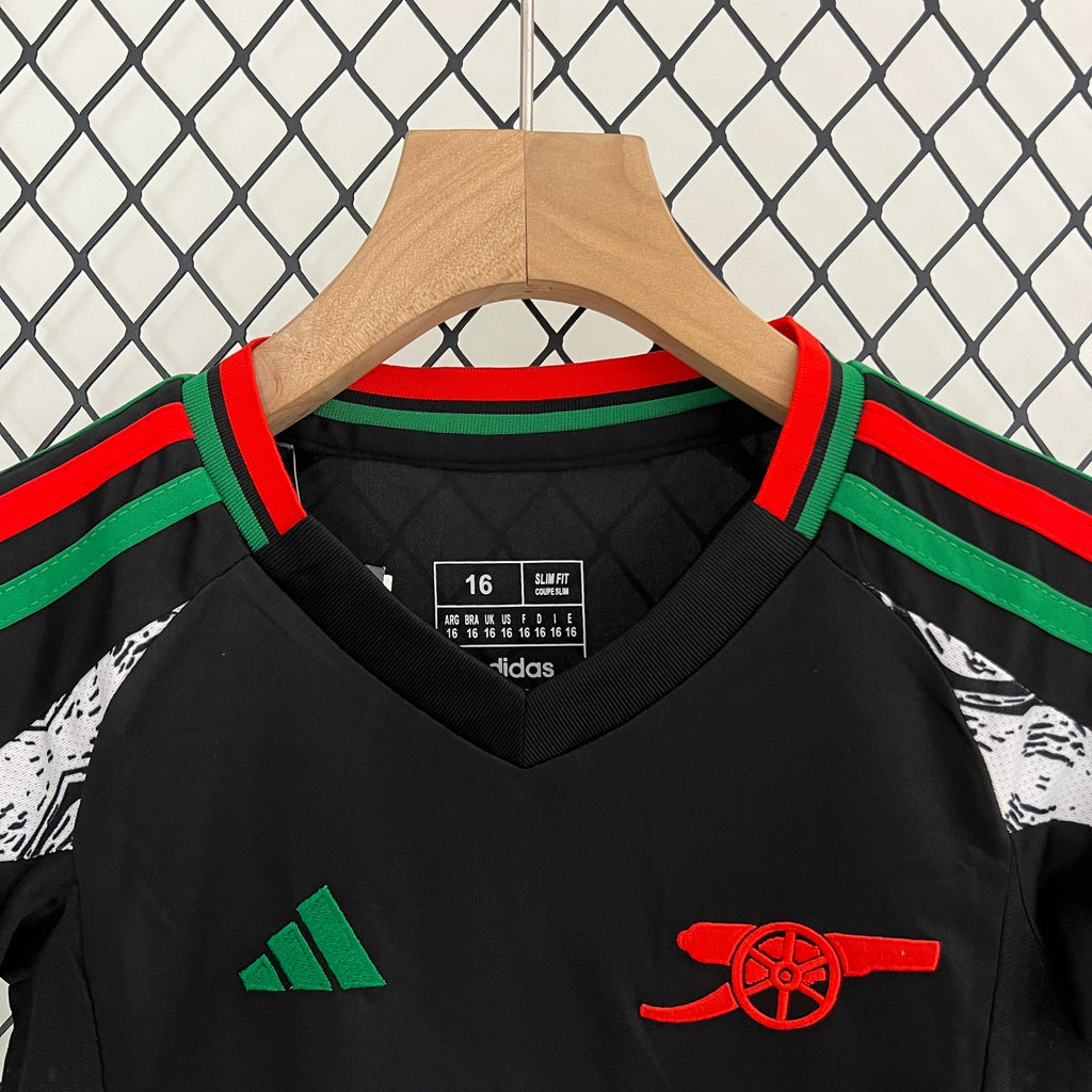 T-shirt e Pantaloncini Bambino Arsenal Away 2024/25