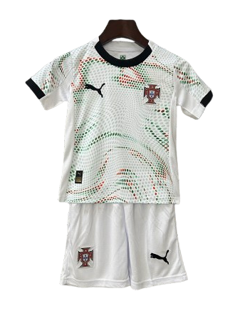 T-shirt e Pantaloncini Bambino Portogallo Away 2025/26